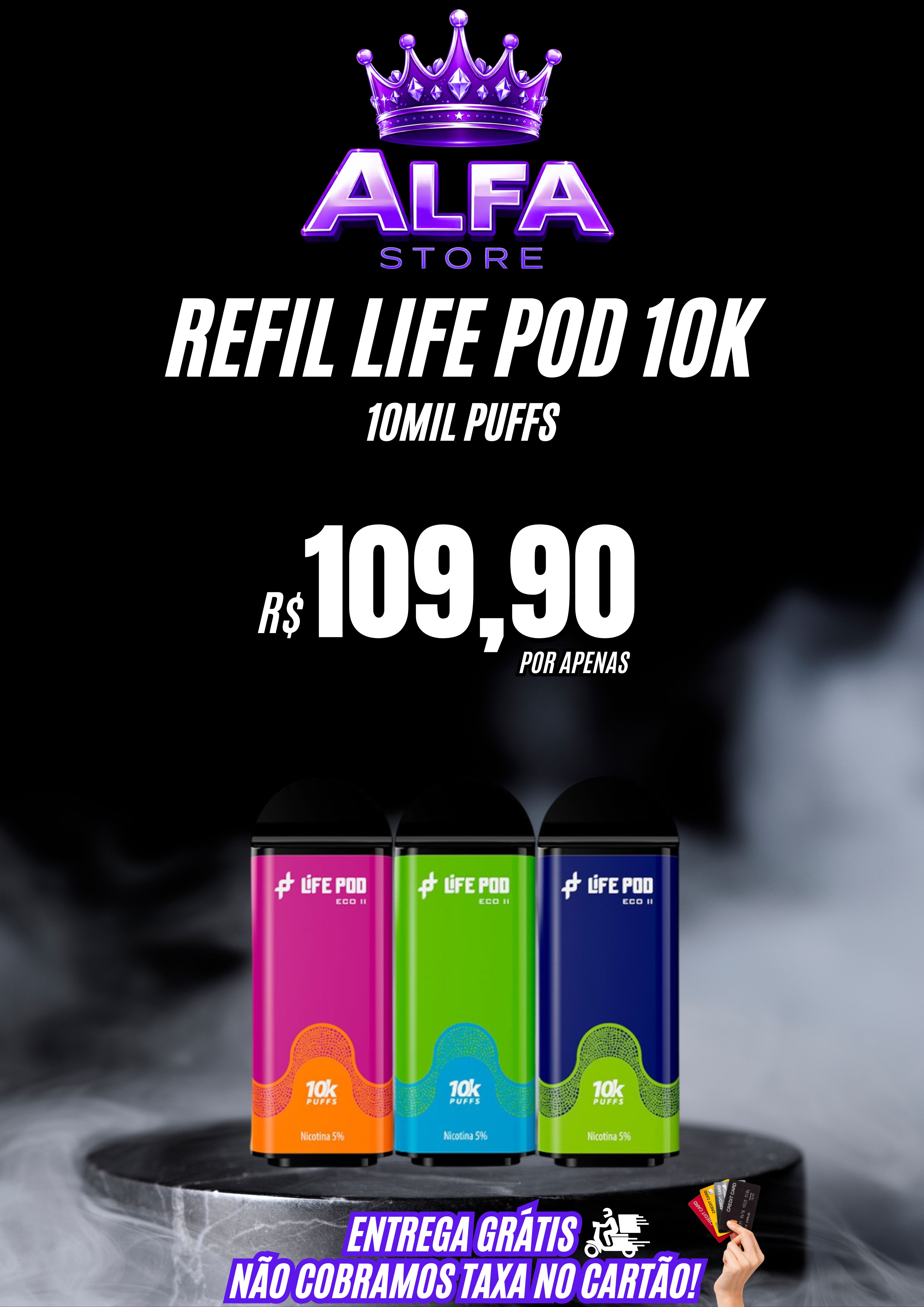 REFIL LIFE POD 10K