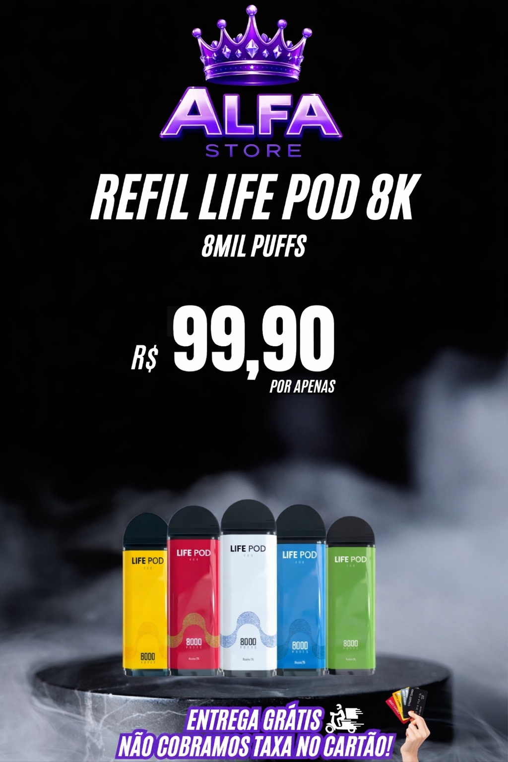 REFIL LIFE POD 8k