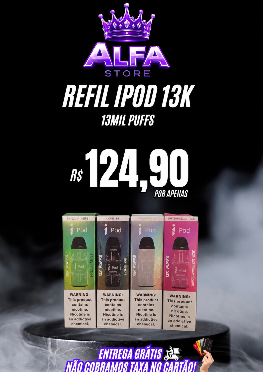 REFIL 13k R$ 124,90