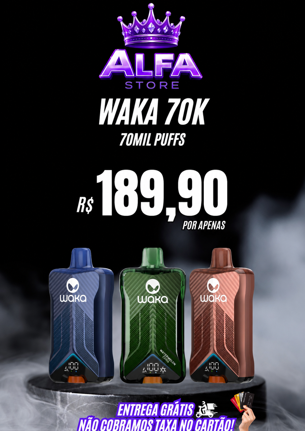 WAKA 70k R$ 189,90